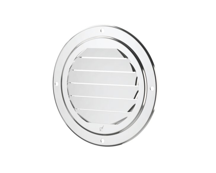Louvered ventilator-102mm-stainless-steel