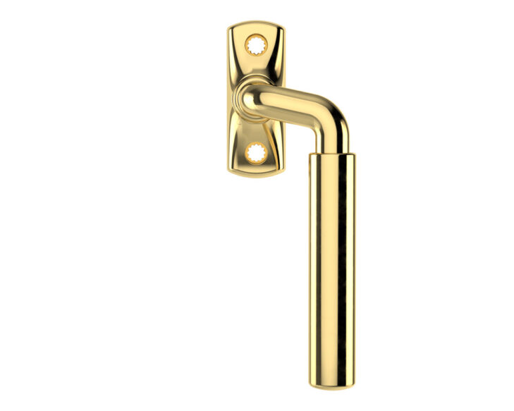 Prasto window handle WH-P 30 R M in brass